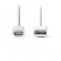 Sync and Charge Cable Apple Lightning 8-pin Male - USB A Male  1.0 m, white