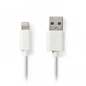 Sync and Charge Cable Apple Lightning 8-pin Male - USB A Male  1.0 m, white