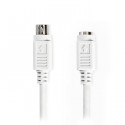 PS2 Cable PS/2 Male-PS/2 Female 2.0m Ivory